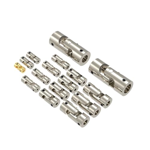 Joint universel en métal for bateau et voiture Rc, couplage de Cardan, 2mm/2.3mm/3mm/3.175mm/4mm/5mm/6mm/8mm/10mm, connecteur de cardan de moteur d'arbre(D11L23-5mmx5mm)