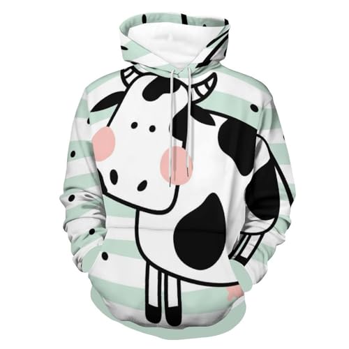 Sweatshirt pull pour homme femme sweat à capuche imprimé animal taille 2XL