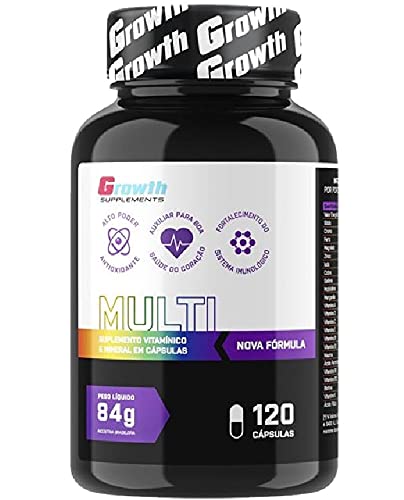 Multivitamínico 120 Cápsulas Growth Supplements