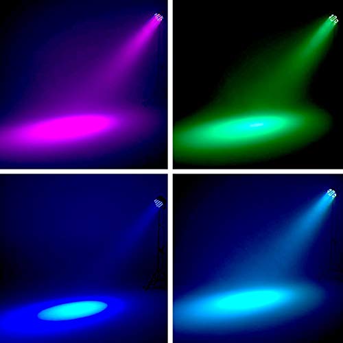 Eyourlife Led Stage Lights 8Pcs 54X3W Led Dj Par Light Rgbw 162Watt Dmx 512 Stage Lighting Disco Projector For Home Wedding Party Church Concert Dance Floor Lighting #TOP6