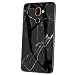 Produktbild Jinghaush Kompatibel mit Nokia 7 Plus Hülle,Kompatibel mit Nokia 7 Plus Handyhülle Gehärtetes Glas Back Cover + Weich TPU Silikon Rand Marmor Muster Glas Hart Case Kratzfest Schutzhülle,Schwarz