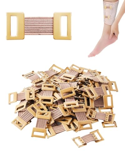 FUGLUS Verbandklammern,50 Stück Verbandsklammern Elastische,Verbandschnalle Elastische,Mullbinden Klammern Clips,Elastic Bandage Clips,Ür Verschiedene Bandagen Verbandsmaterial