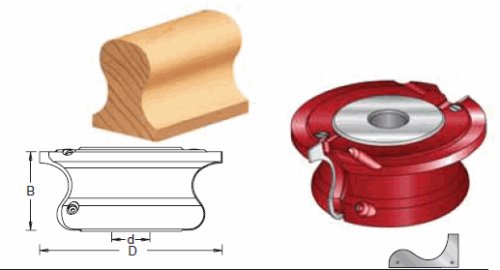 Amana Tool RCK-168 Outil couteau de rechange en carbure monobloc