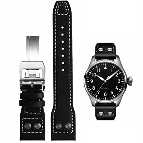 Bracelet cuir IWC Pilot 21mm idéal pour le quotidien