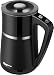 Produktbild WANNYTON Edelstahl Wasserkocher 1,7 L mit Temperatureinstellung (40-100), 2200 W, BPA frei, Digitalanzeige, 360° Sockel, Warmhaltefunktion Abschaltautomatik Trockengehschutz, Schwarz