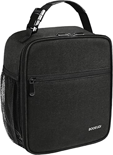 Sam’S Club Lunch Box: Best Insulated, Leakproof Bags for Work & Picnic 9 BOOEUDI Lunch box, Lunch Bag, lunch box for men, Reusable Portable Lunch Bag for Women, Durable Adults Tote Bag Lunchbox for Office, Work, Beach, Fishing, Picnic, Travel, Black