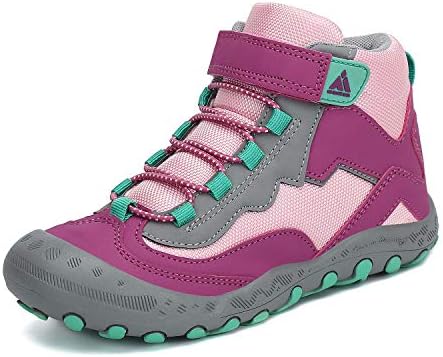 Mishansha Kids Boys Girls Water Resistant Hiking Boots Anti Collision Non Slip trekking Shoes Athletic Outdoor Ankle Walking Shoes