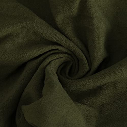 Women Capris For Summer Linen Pants Summer 2023 Casual Loose Drawstring Elastic High Waist Comfy Trousers Straight Leg Long Lounge Pant #TOP5