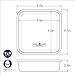 Nordic Ware Natural Aluminum Commercial Square Cake Pan, 9 x 9