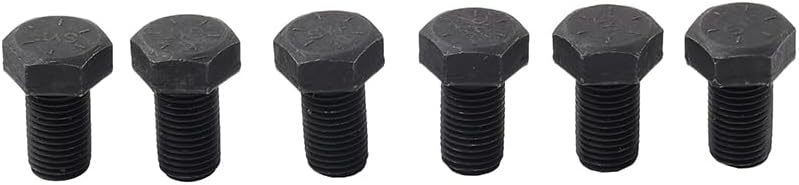 Bacar Torque Converter Bolts Steel for Dodge Dodge Ram 2500 3500 1990-2008 | 6Pcs, for Cummins 5.9L for Diesel Engine for 47RE 47RH 48RE A618 6033439
