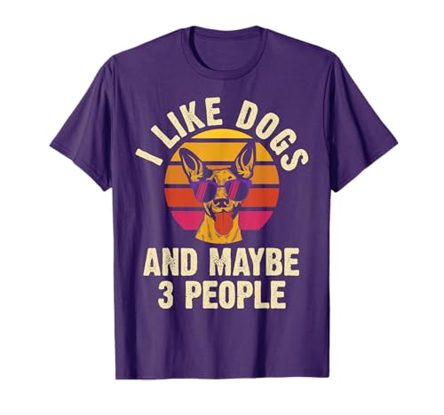 I like Dogs and maybe 3 people funny vintage dog