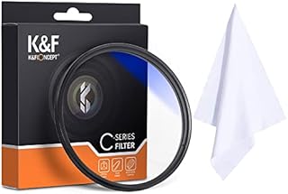 K&F Concept 67mm Polarizer Filter, CPL Polarizing Filter, Reduce Glare/Better Contrast/Ultra-Slim, for Camera Lens + Cleaning Cloth