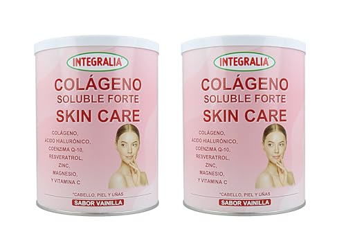 Pack 2 Unidades | Colágeno Soluble Forte Skin Care 300 gramos Sabor Vainilla