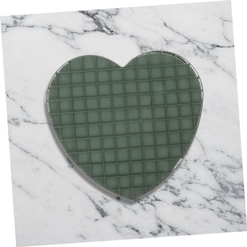 Bloque de flores de alta densidad forma de corazón para arreglos florales duraderos 4