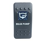 Bandc waterproof Car Boat Blue Led 5 pin spst on-off BILGE PUMP Rocker Switch