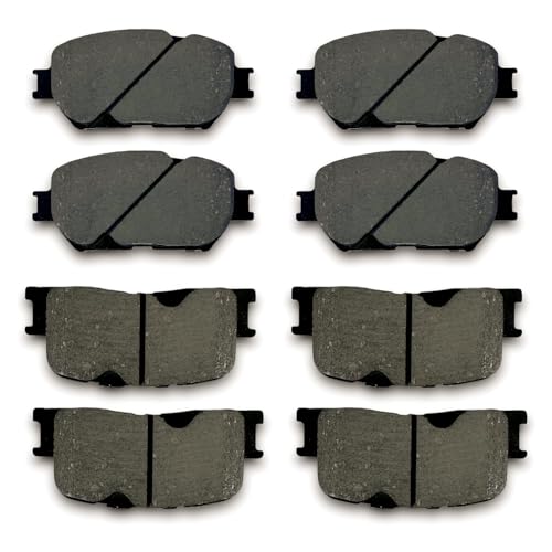 ALADICHE 8pcs Front Rear Ceramic Brake Pads Kits fit For ...