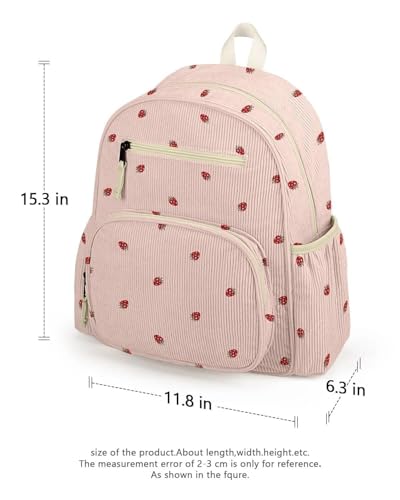 Image of atgark Corduroy Toddler Backpack for Girls Boys: Preschool Kindergarten Backpack - Cute Kids Backpacks for Girls Boys