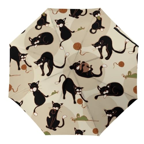 Parapluie pliant automatique compact voyage pour femme et homme solide