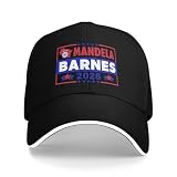 Vetrova Mandela Barnes for 2026 Wisconsin Governor Hat Vote for Mandela Barnes Golf Hats for Mens Women Dad Caps - Black