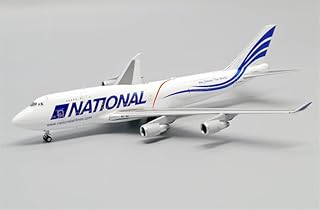Hobby-Ace JC Wings National Airlines for Boeing B747-400BCF N702CA We Deliver The World 1/400 Aircraft Pre-Built Model