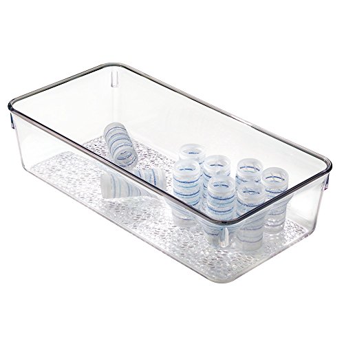 iDesign 49250 Rain BPA-Free Plastic Drawer Organizer Tray - 12" x 6" x 3", Clear by iDesign - Used condition - Image 4