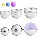 18PCS Bath Bomb Mold Kit,3 Sizes DIY Metal...