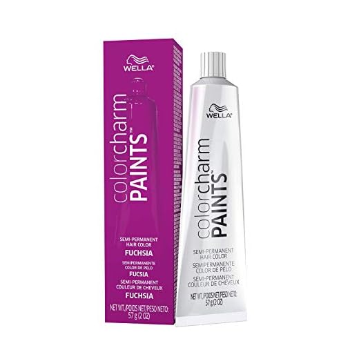 WELLA Color Charm Paints Semi-Permanent Hair Dye for Temporary Hair Color, Intermixable Shades, Fuschia
