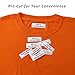 100 PreCut Iron On Personalized Fabric Clothing Name Labels with Font Choice. Custom 2”x5/8” Laundry Tag for Nursing Home, Camp, School, Day Care, Uniforms and Crafts. Child Safe Label.