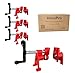 HimaPro 3/4 Inch H-Style Professional Pipe Clamp Set - Designed For Woodworking, Carpentry, Home Improvement, and DIY Jobs (4 Pack)