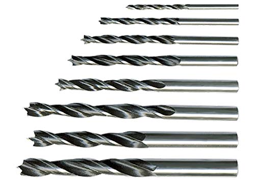 Sparta Cylindrical Shank Wood Drill Bit Set (3-4-5-6-7-8-9-10 mm, 8 Pcs)