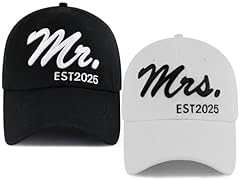 Mr Mrs Est 2025 Embroidered
