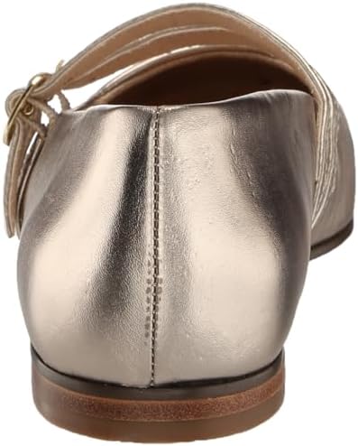 Bella Vita Women's Davenport Mary Jane Flat, Champagne Leather, 8.5 Wide | Image 2