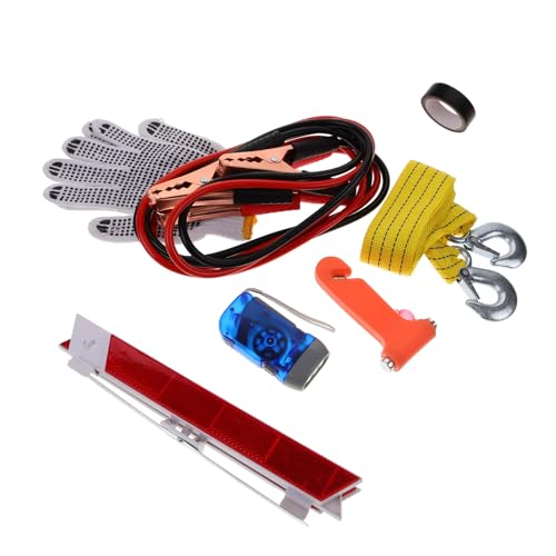 LALADEFIEE 1set Automotive Tool Kit for Car Safety Roadside Assistance Materials Compact Multi-Functional Equipment for Vehicles