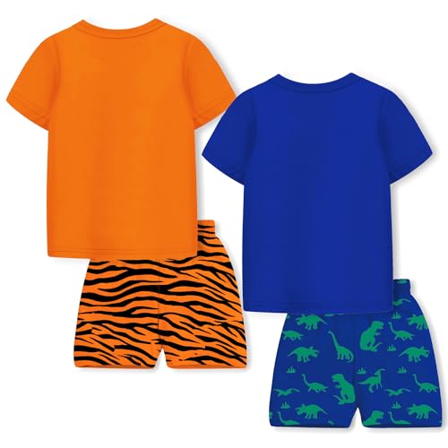 Image of Trampoline Boys Pack of 2 Printed T-shirt With Shorts
