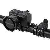 Kytpyi Timbre Bicicleta, Bocina Bicicleta Infantil Adulto, 130dB Impermeable Electrico Timbre Bici Niño con 5 Modo de Campana, Accesorios Bici para Scooters, MTB ect (Negro)