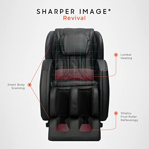 Kyota Sharper Image Revival Massage Chair, Featuring Zero-Gravity Recliner, Lumbar Heat, And 4-Node Massage Robot, Tapping, Kneading, Roller Massage Techniques #TOP1