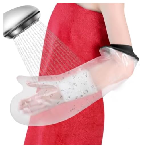 DUMSAMKER Waterproof Arm Cast Cover for Shower Adult Arm, Reusable Cast Shower Cover Arm, Cast Bag Cast Protector for Shower Arm, Broken Arm Shower Bag, Watertight Seal to Keep Cast and Bandage Dry
