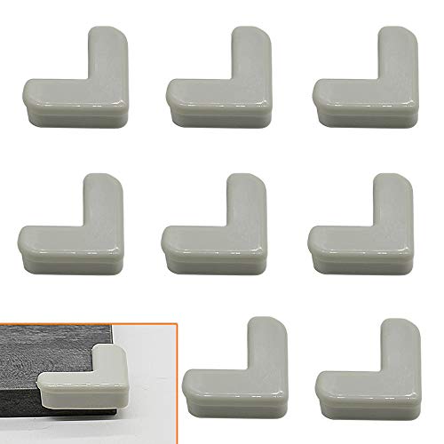 LINVINC Gris Protectores de Esquinas para Bebes y Niños - Protecciones para Esquinas de Seguridad - Protector Esquinas para Muebles 12piezas Cover