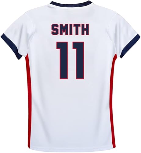 Miniatura 3 de Icon Sports Camiseta oficial de fútbol americano de 4 estrellas USWNT Players para el día de partido para niñas