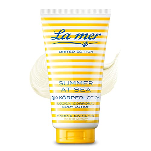 La mer Summer at Sea Q10 Körperlotion - Feuchtigkeitsspendende Pflege für strahlende Sommerhaut - Duft nach Sommer Strand und Meer - 150 ml