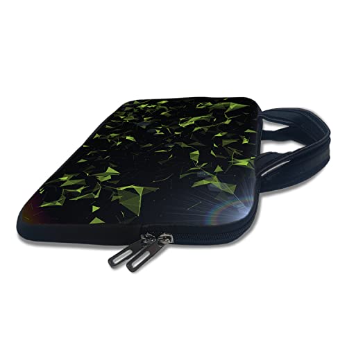Image of TheSkinMantra Chain Laptop Sleeve Bag Compatible with Laptop /Macbooks /Chrombook /Notebook /Zbook (15.6 Inch [Handle], Polygon Art)