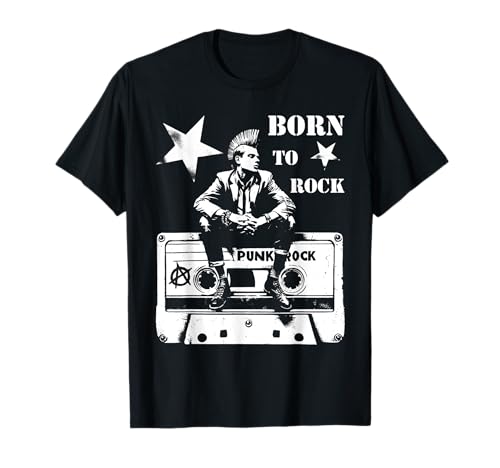 Cassetta musicale punk rock vintage grunge invecchiata Maglietta