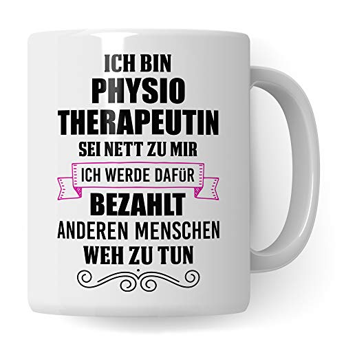 Pagma Druck Physiotherapeutin Tasse Physiotherapeuten Geschenke Physiotherapie Kaffeetasse Geschenkidee Kaffeebecher Physio Praxis Krankengymnastik Geschenk Physiotherapeut Frauen Becher