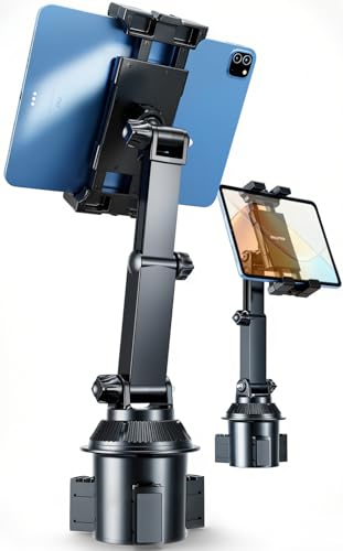 Image of OHLPRO Car Cup Holder Tablet Mount for Truck & SUV, Fits 5-17" Devices