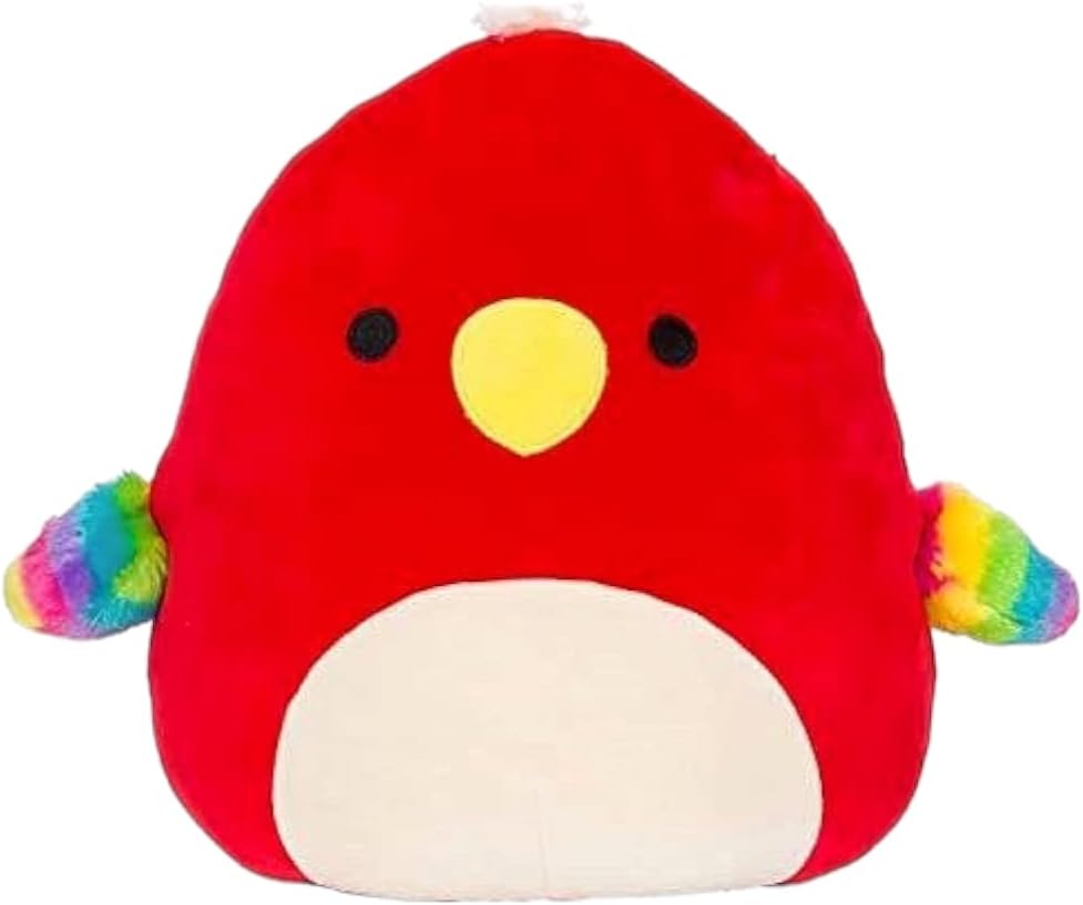 Squishmallows Official Kellytoy 12 Inch Soft Plush Squishy Toy Animals (Paco The Parrot)