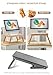Laptop Desk Nnewvante Table Adjustable Bamboo Foldable Breakfast Serving Bed Tray w' Tilting Top Drawer