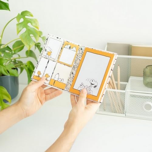 Grupo Erik Bloc de notas Adhesivas Snoopy - 6 tamaños diferentes notas adhesivas - Notas adhesivas bonitas - Papeleria y material escolar, licencia oficial - imagen 6