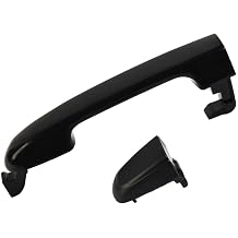 Front Left Door Handle Outside for Hyundai i20 2008-2014 Black Exterior Replacement Driver Side Part 82652-1J050