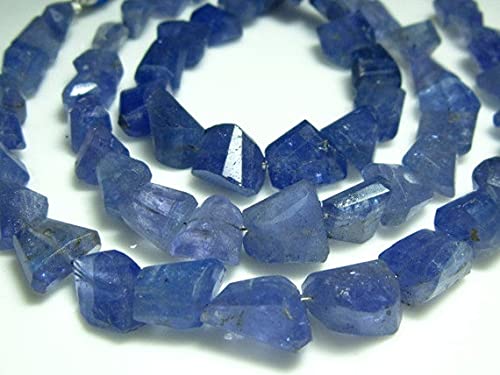 Tanzanite Faceted Nuggets en fil de 7" pour créer vos bijoux d'été