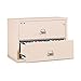 FireKing 23822CPA Two-Drawer Lateral File, 37-1/2w x 22-1/8d, UL Listed 350?, LTR/Legal, Parchment